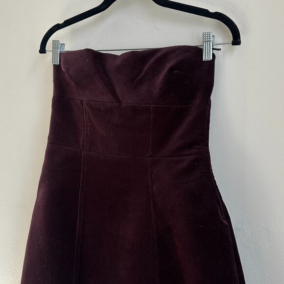 NWT - Zara Velvet Mini Dress w/ Adorable Back Bow - Picture 3 of 5
